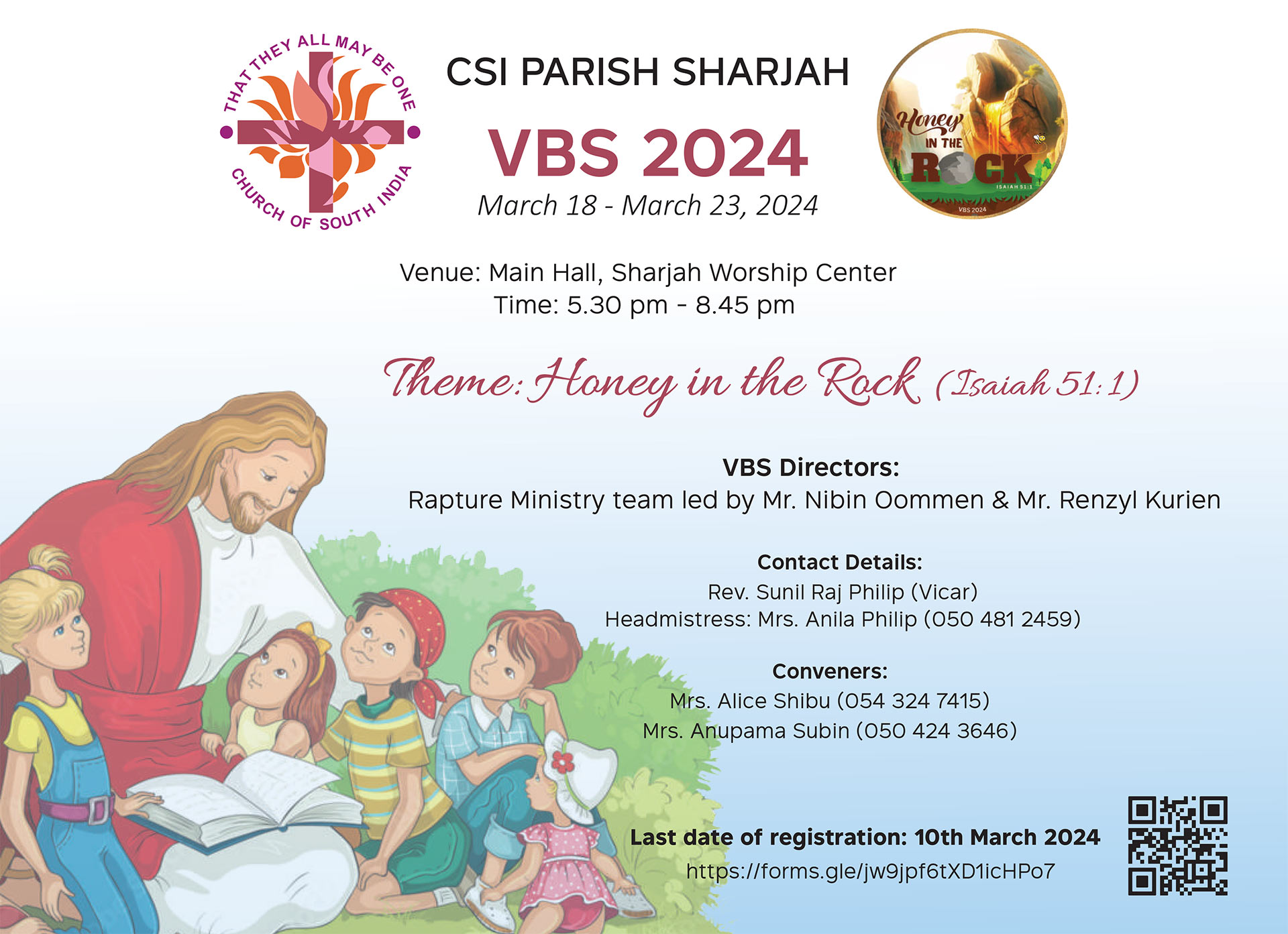VBS 2024 – CSI Parish Sharjah