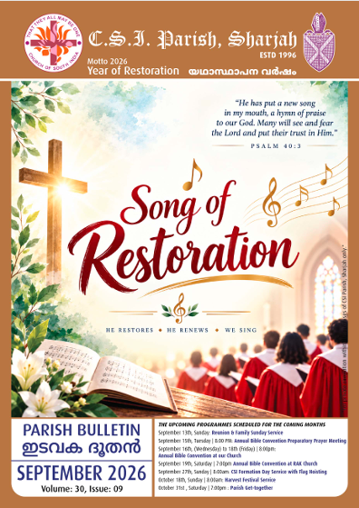Parish Bulletin September 2026